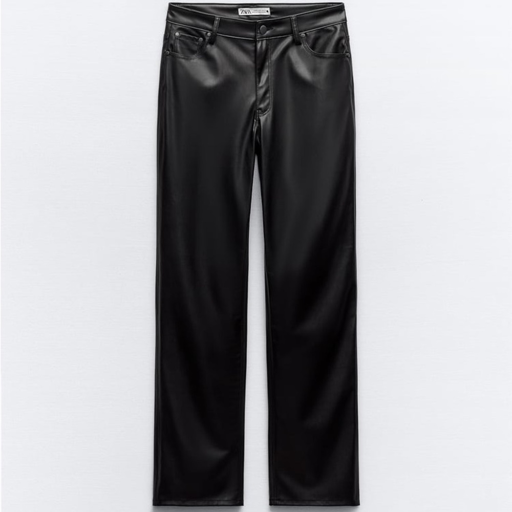 Zara Faux Leather Pants